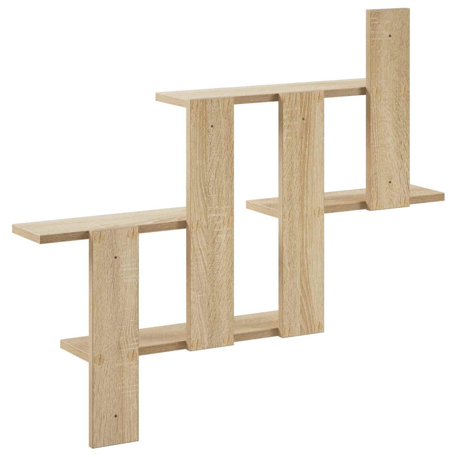 Wandplank Sonoma Eiken 85 x 13,5 x 73,5 cm Bewerkt hout