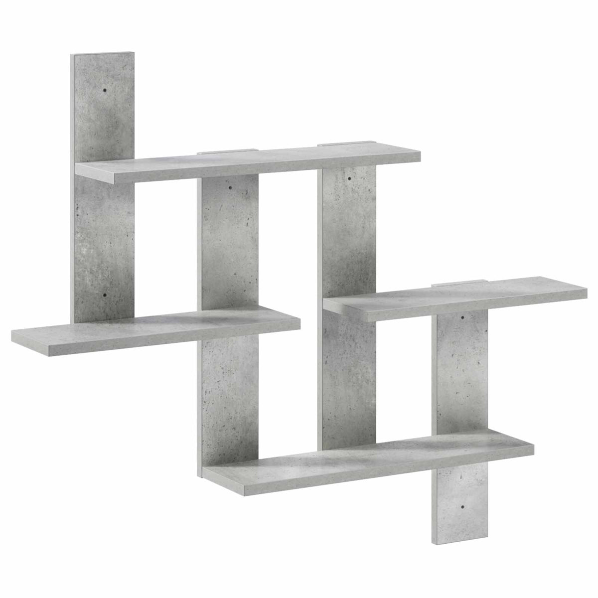 Wandplank Betongrijs 85 x 13,5 x 73,5 cm Bewerkt hout