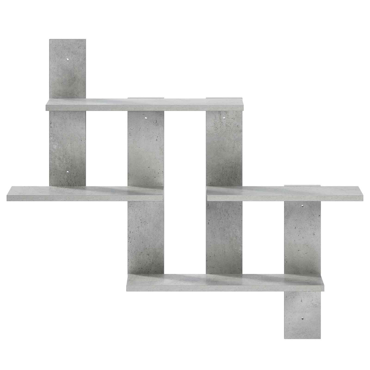 Wandplank Betongrijs 85 x 13,5 x 73,5 cm Bewerkt hout