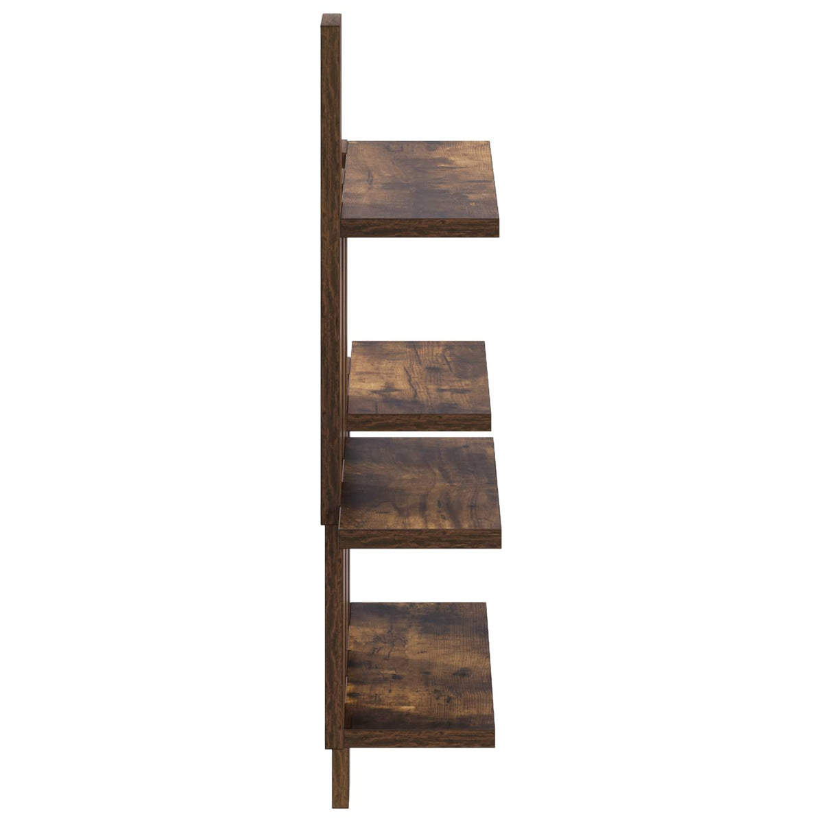 Wandplank Gerookt eiken 85 x 13,5 x 73,5 cm Bewerkt hout