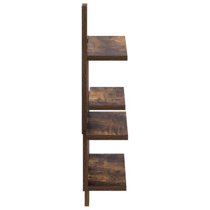 Wandplank Gerookt eiken 85 x 13,5 x 73,5 cm Bewerkt hout
