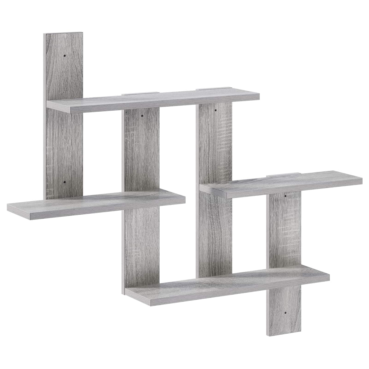 Wandplank Grijs Sonoma 85 x 13,5 x 73,5 cm Bewerkt hout