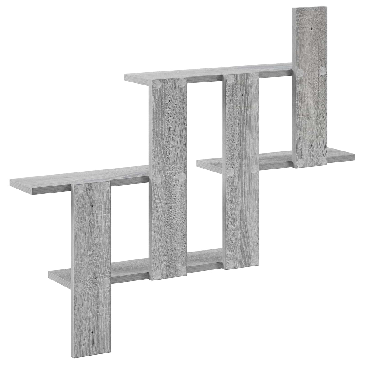 Wandplank Grijs Sonoma 85 x 13,5 x 73,5 cm Bewerkt hout