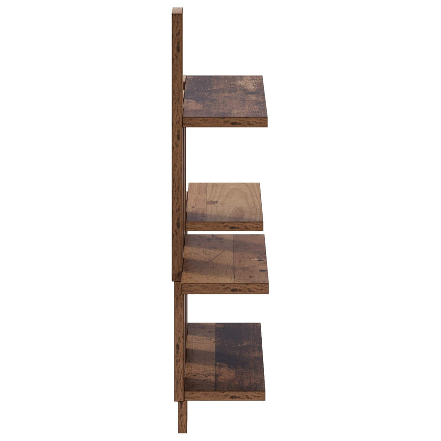 Wandplank Oud hout 85 x 13,5 x 73,5 cm Bewerkt hout