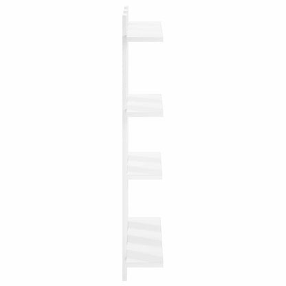 Wandplank Wit 61 x 13,5 x 88 cm Bewerkt hout