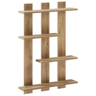 Wandplank 61x13,5x88 cm artisan eiken bewerkt hout