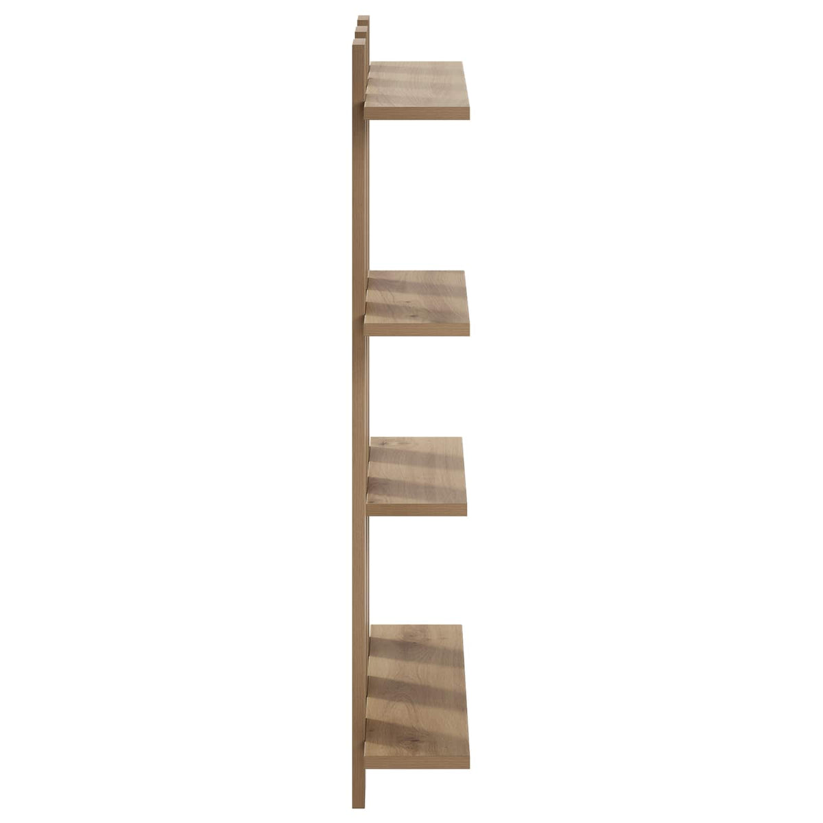 Wandplank Artisan eiken 61 x 13,5 x 88 cm Bewerkt hout