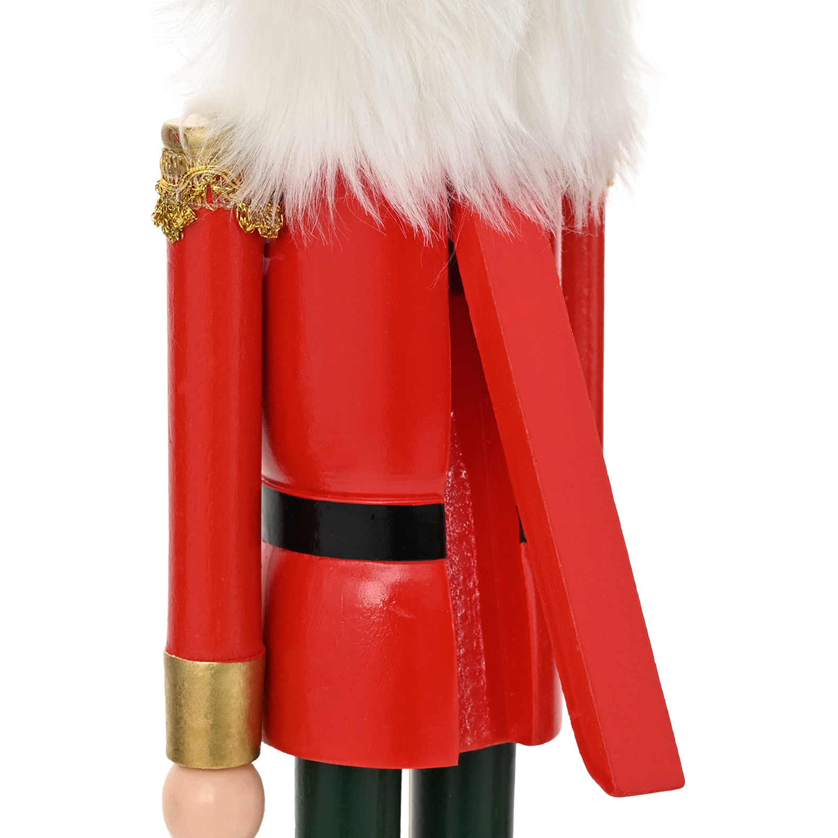 Kerstnotenkraker TURKU Rood en Zwart 50 cm