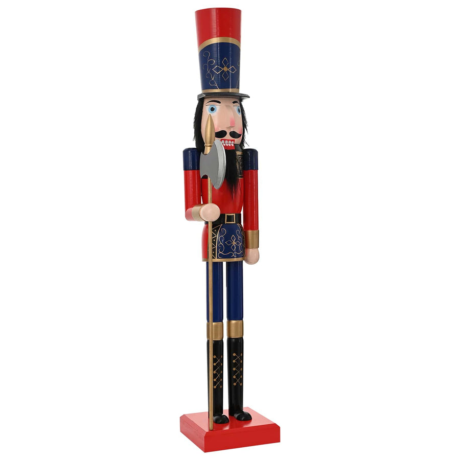 Kerstnotenkraker TURKU Rood en zwart 91 cm