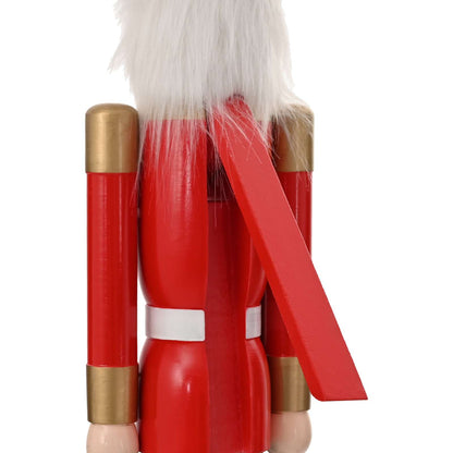Kerstnotenkraker TURKU Rood en zwart 91 cm