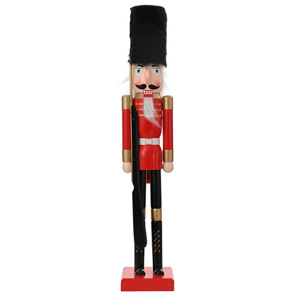 Kerstnotenkraker TURKU Rood en zwart 91 cm