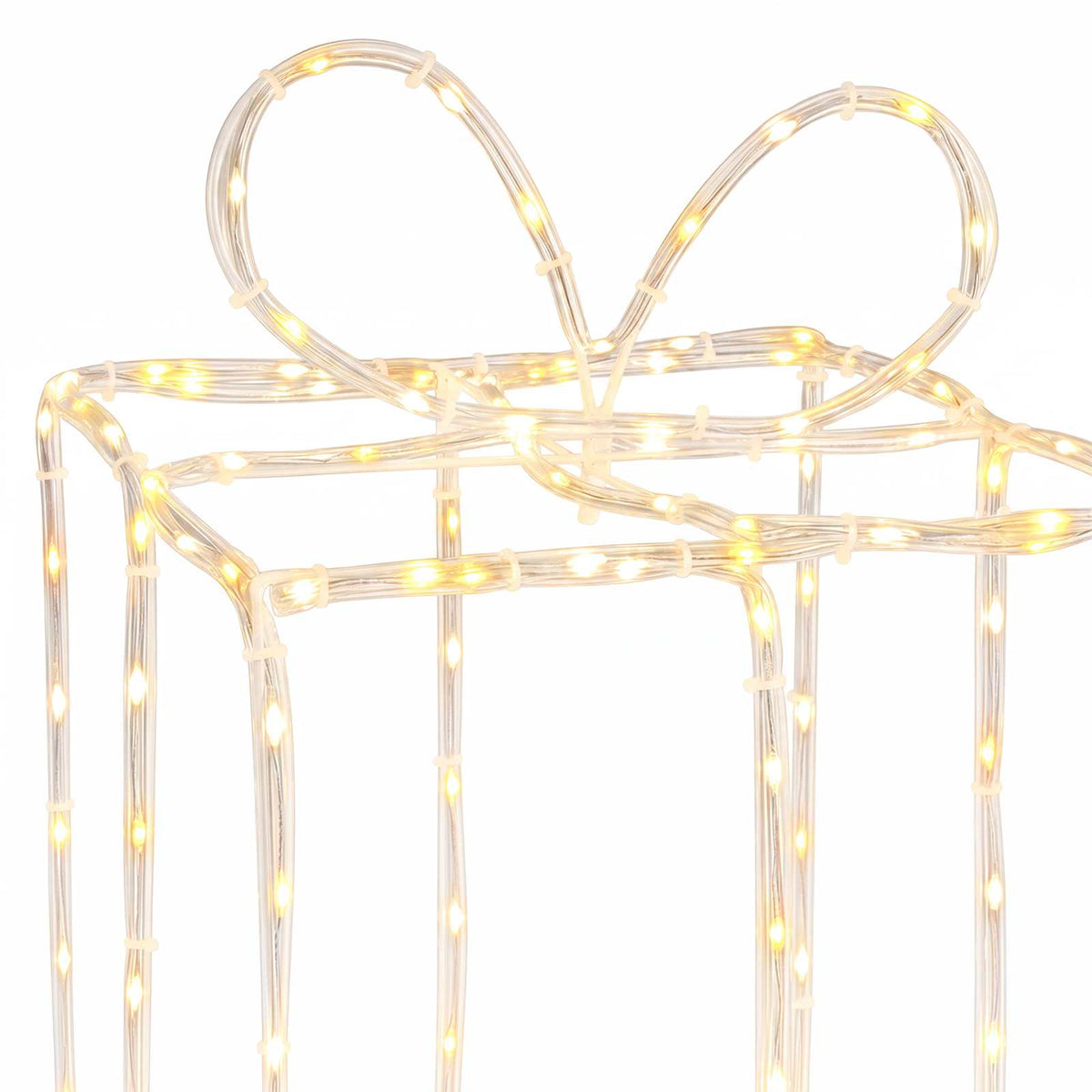Verlichte kerstcadeaudozen LOVIISA 3 st 360 LED's Warmwit