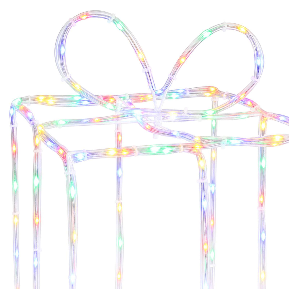 Verlichte kerstcadeaudozen LOVIISA 3 st 360 LED's Meerkleurig