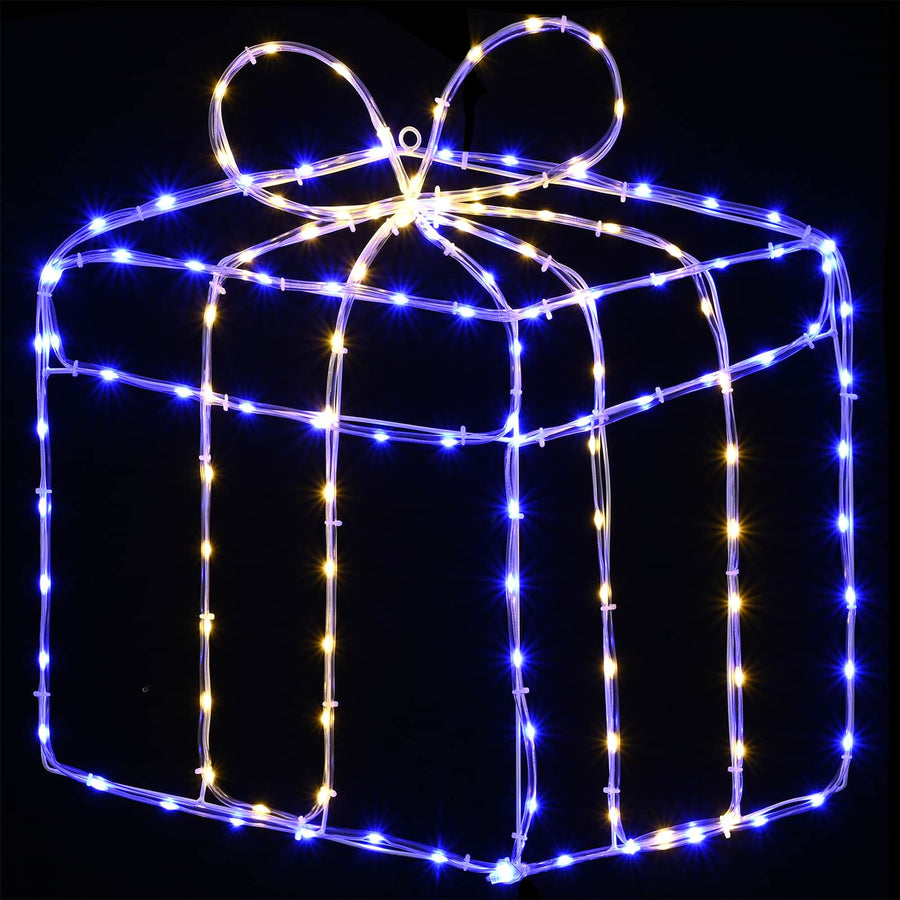 Kerst raamsilhouet verlichting LOVIISA 200 LED's Warmwit, Blauw