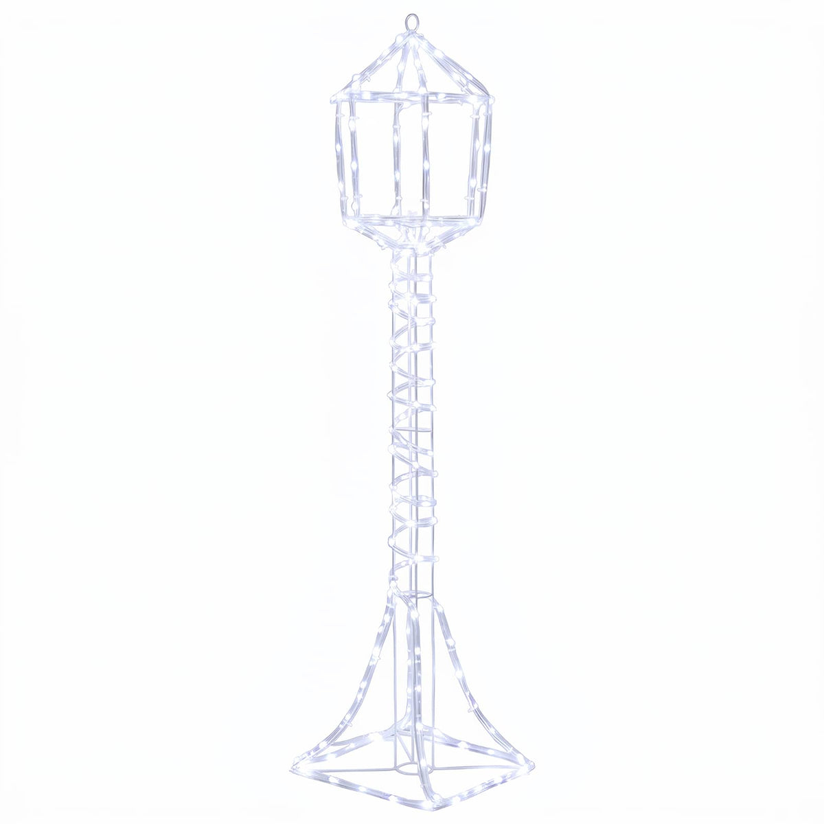 LED-kerstlantaarnpaal LOVIISA 160 LED's Koudwit