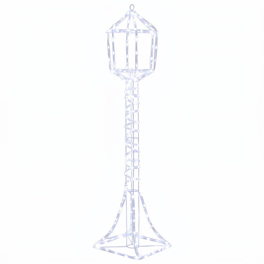 LED-kerstlantaarnpaal LOVIISA 160 LED's Koudwit