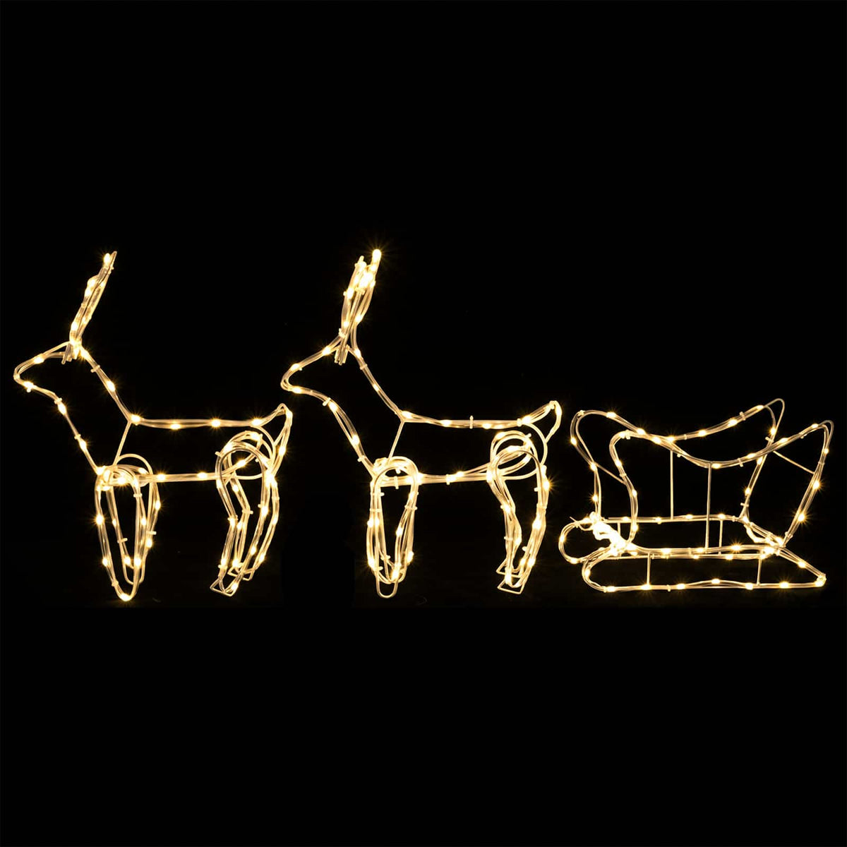 Render & Slede Kerstdecoratie LOVIISA 240 LED's Warmwit