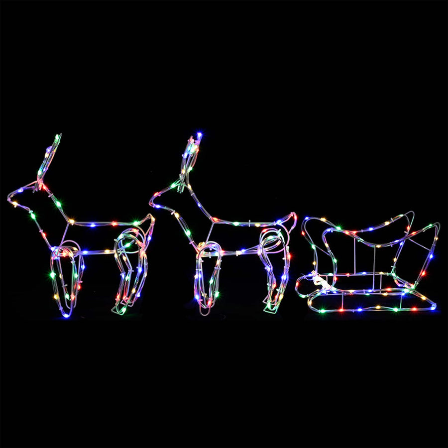 Render & Slede Kerstdecoratie LOVIISA 240 LED's Meerkleurig