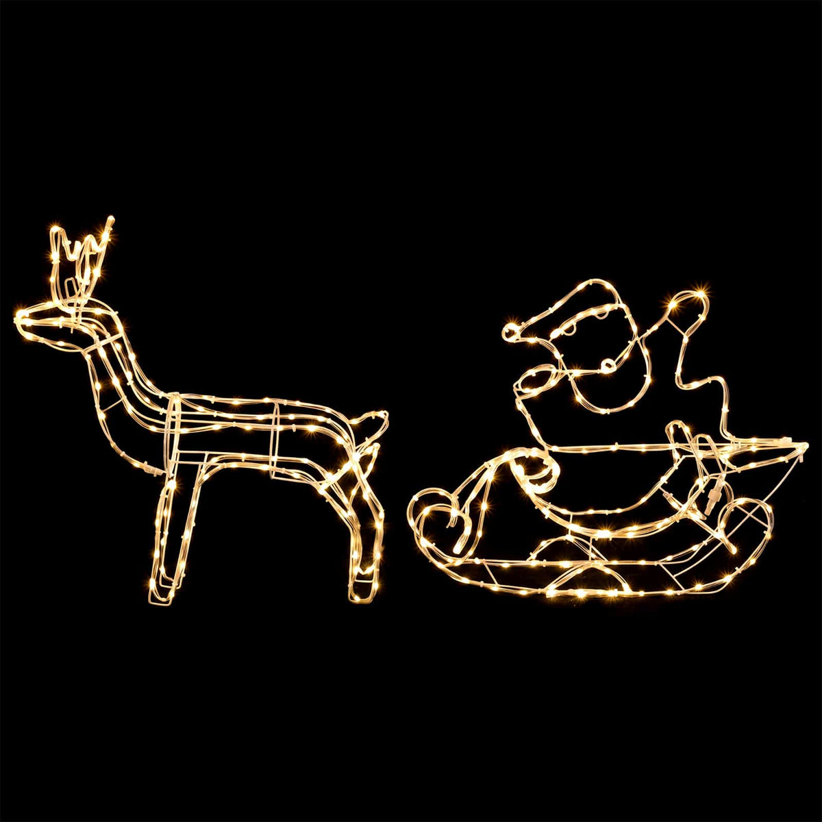Render & Slede Kerstdecoratie LOVIISA 320 LED's Warmwit