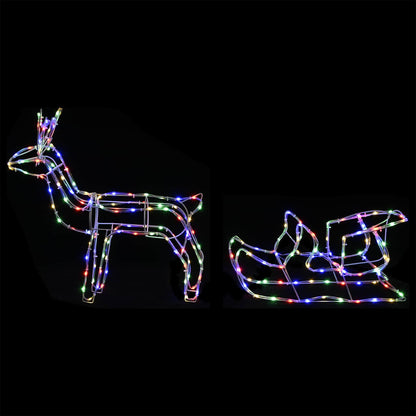 Render & Slede Kerstdecoratie LOVIISA 240 LED's Meerkleurig