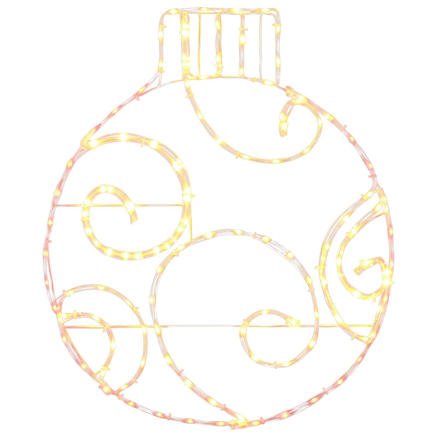 LED-kerstbal LOVIISA 160 LED's Rood 55 x 65 cm