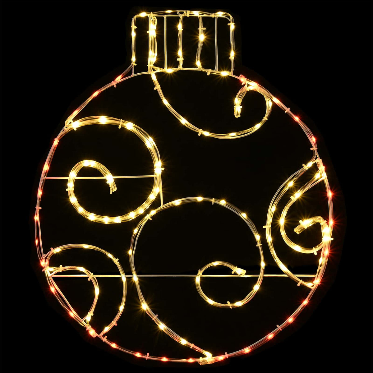 LED-kerstbal LOVIISA 160 LED's Rood 55 x 65 cm