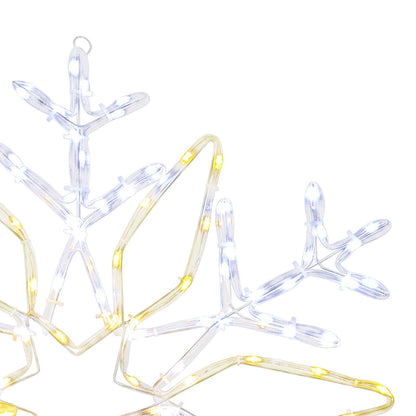 Kerstverlichting sneeuwvlok LOVIISA 140 LED's Warmwit, Koudwit