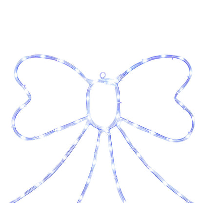 LED-kerststrik lichtslang LOVIISA 70 LED's Blauw 50 x 51 cm