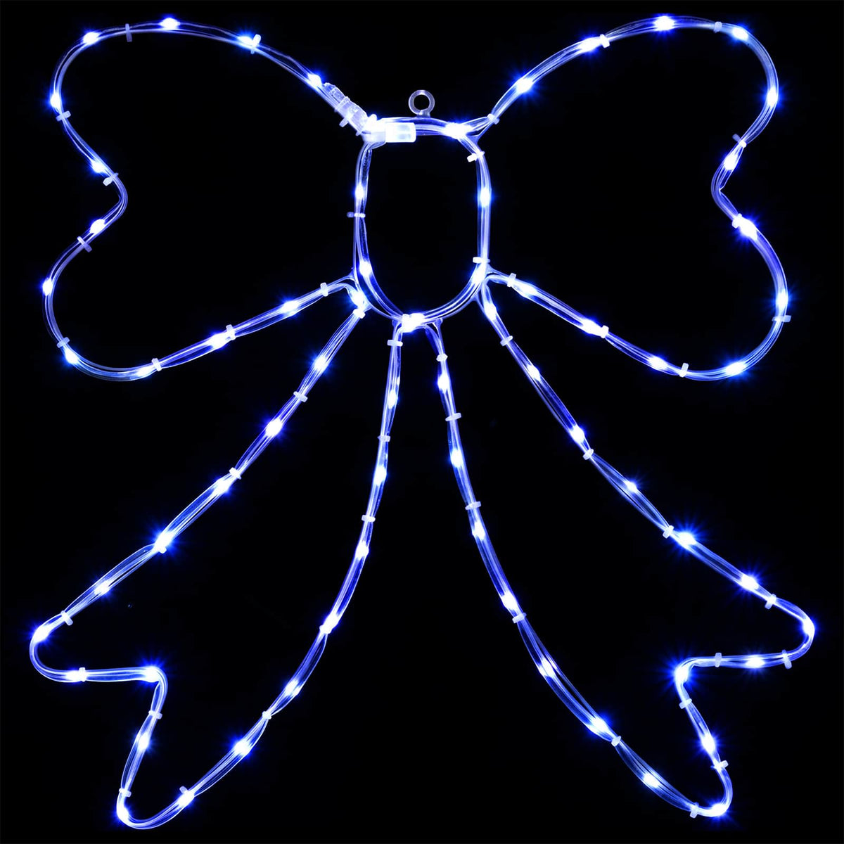 LED-kerststrik lichtslang LOVIISA 70 LED's Blauw 50 x 51 cm