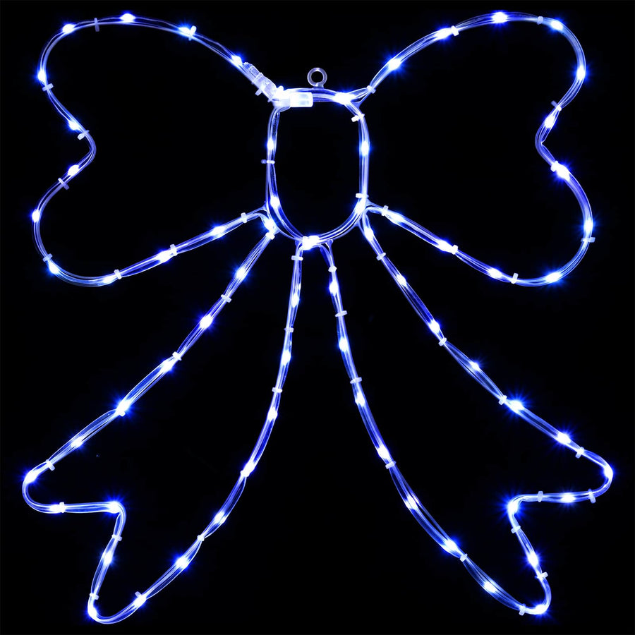 LED-kerststrik lichtslang LOVIISA 70 LED's Blauw 50 x 51 cm
