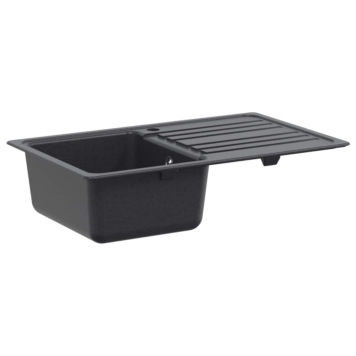 Spoelbak met afdruipplaat Graniet 76,5 cm x 46 cm x 28 cm