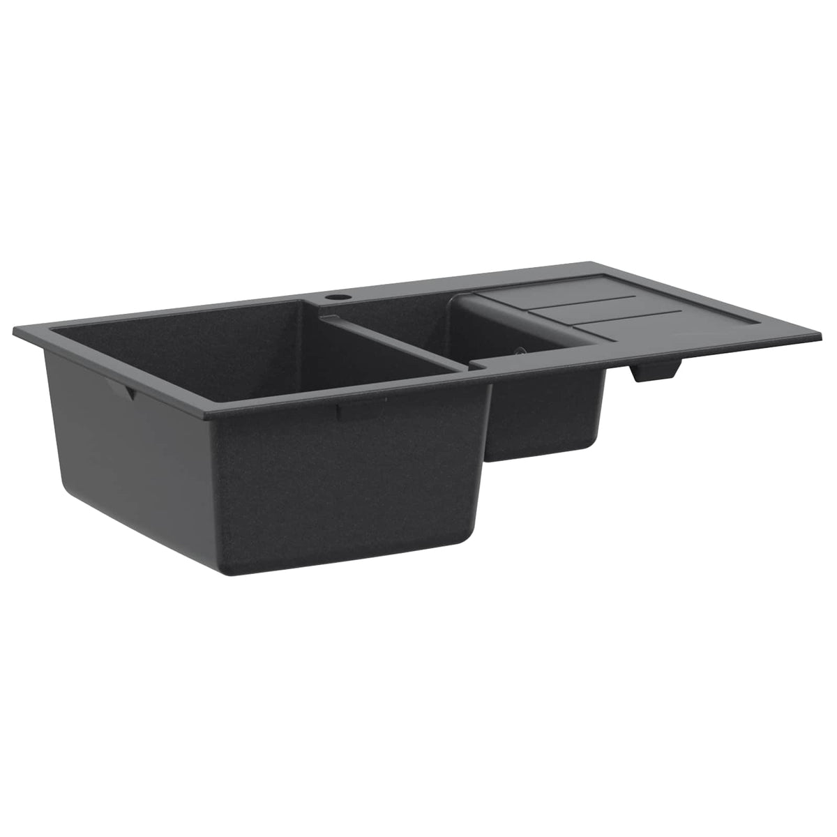 Keukenspoelbak met dubbele bak Graniet 80 x 50 x 30.5 cm