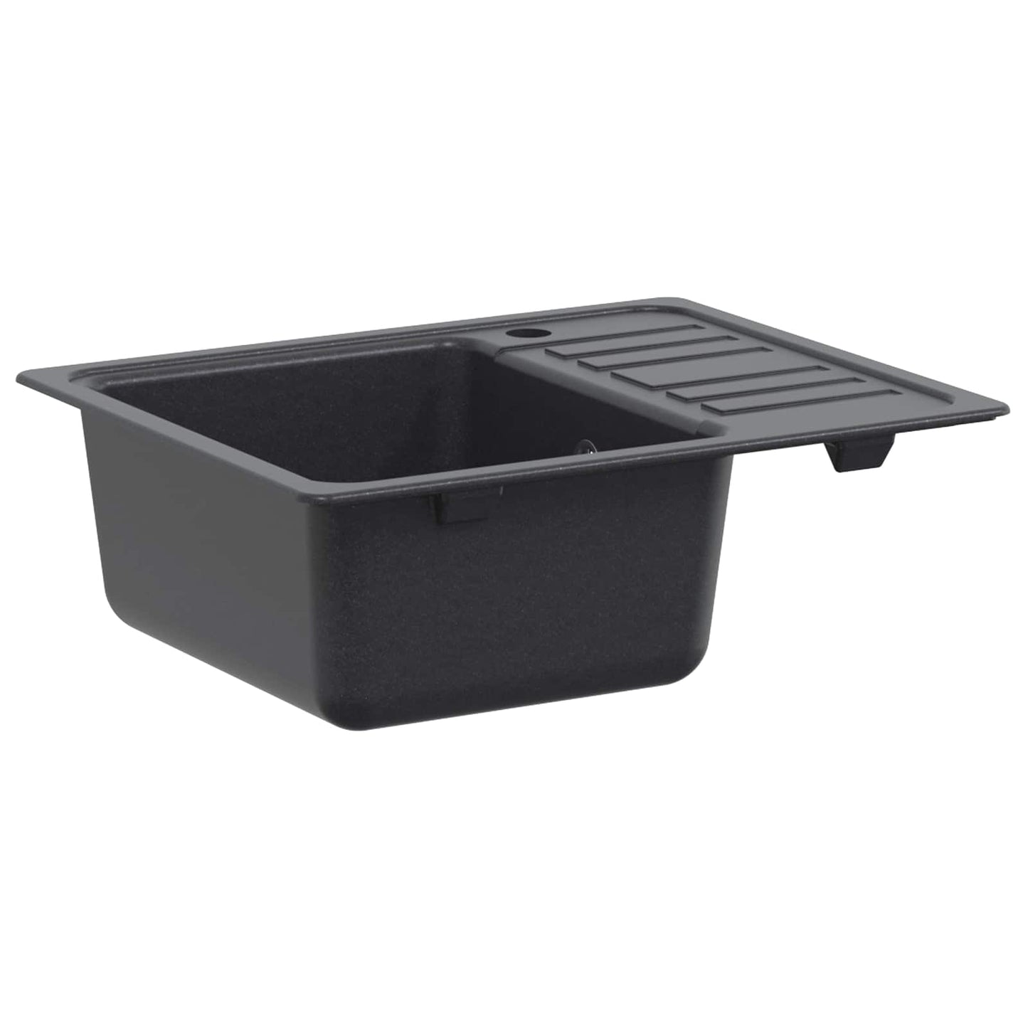 Keukenspoelbak met afdruipplaat Graniet 57,5 x 46 x 28 cm