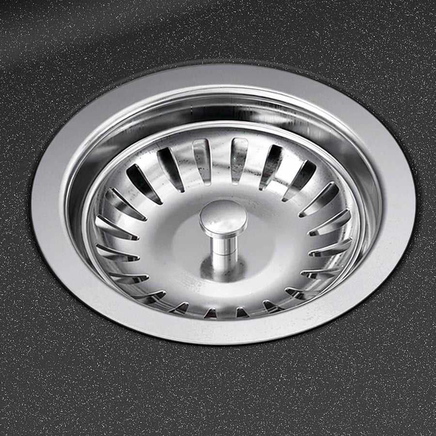 Keuken Wasbak Dubbele Wasbak Graniet 86 x 51 x 30 cm Grafiet
