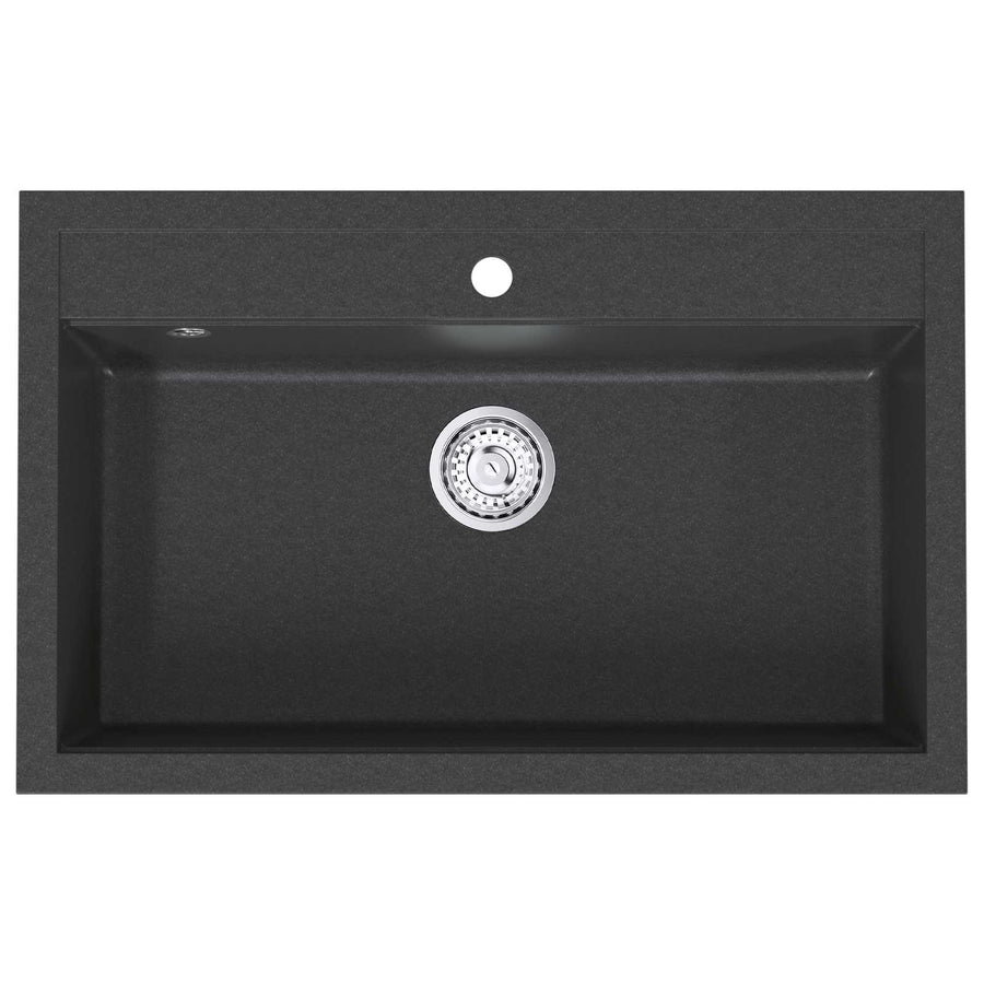 Enkele spoelbak Graniet 79,5 x 50,5 x 20 cm Grafiet