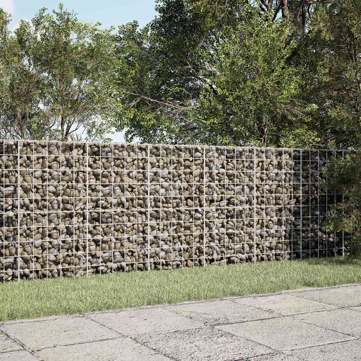 Gabion met 3,5 mm Draad en 10x10 cm Gaas 300x10x100 cm