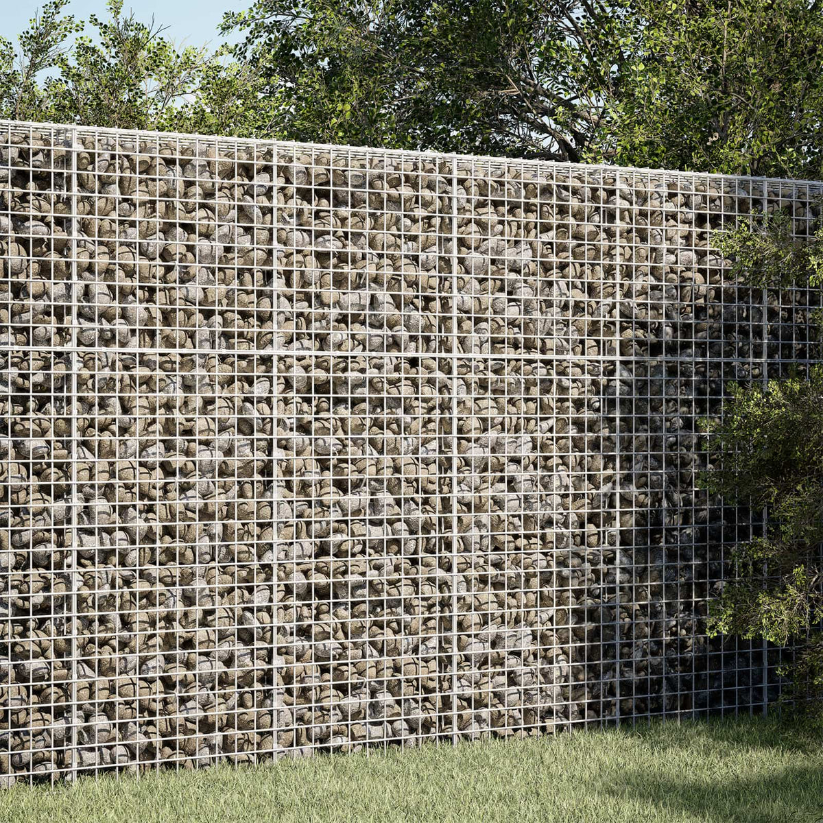 Gabion met 5 mm Draad en 5x5 cm Gaas 100x50x150 cm