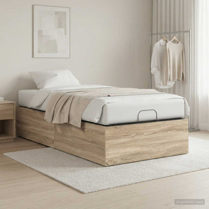 Bedombouw voor verstelbare bedbodem Sonoma Eiken 90 x 200 cm