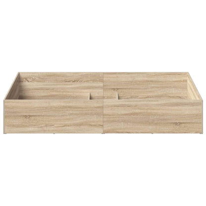 Bedombouw voor verstelbare bedbodem Sonoma Eiken 90 x 200 cm