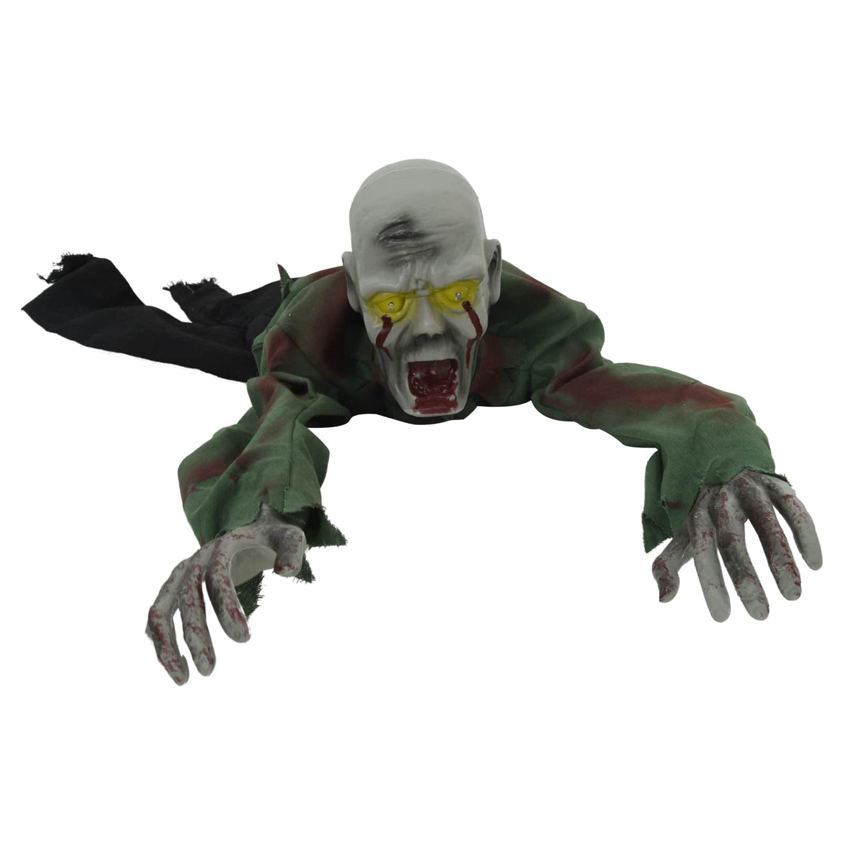 Halloween Kruipende Zombie SPOOKA Groen 110 x 50 x 21 cm