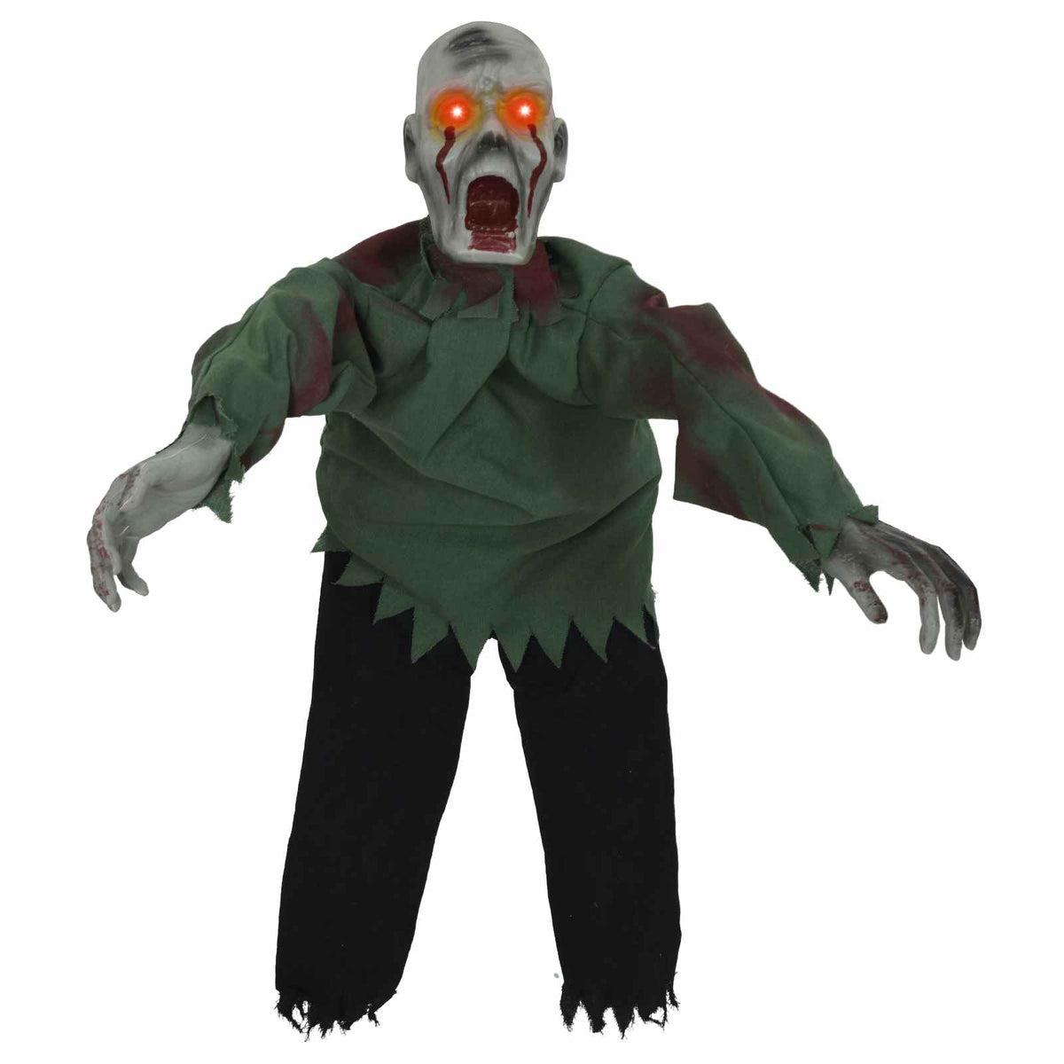Halloween Kruipende Zombie SPOOKA Groen 110 x 50 x 21 cm