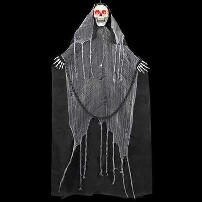Hangende magere hein voor halloween SPOOKA Zwart 112 x 164 cm