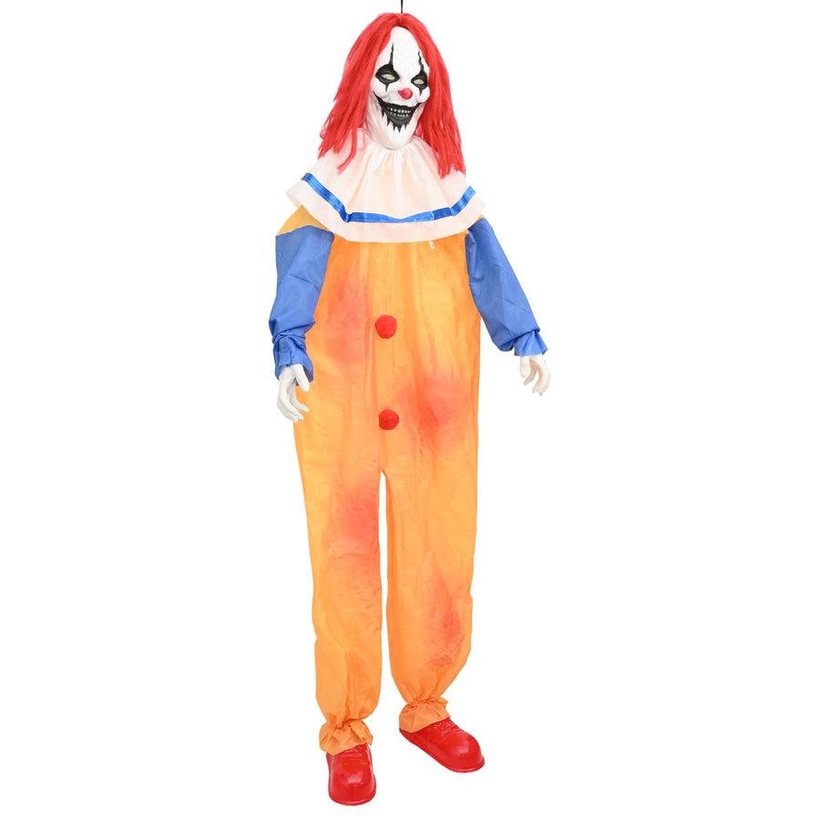 Enge clown halloween SPOOKA Geel en Blauw 126,5 x 180 cm