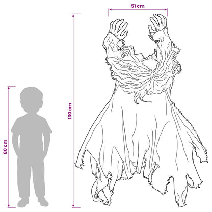 Halloween decoratie zombie SPOOKA Bruin 94 x 130 x 29 cm