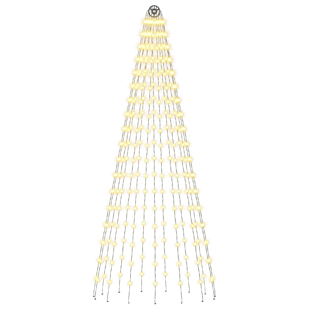 Kerstboomverlichting met 15 led's 270 LED's Warmwit