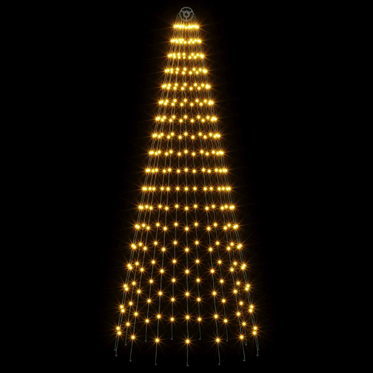 Kerstboomverlichting met 15 led's 270 LED's Warmwit