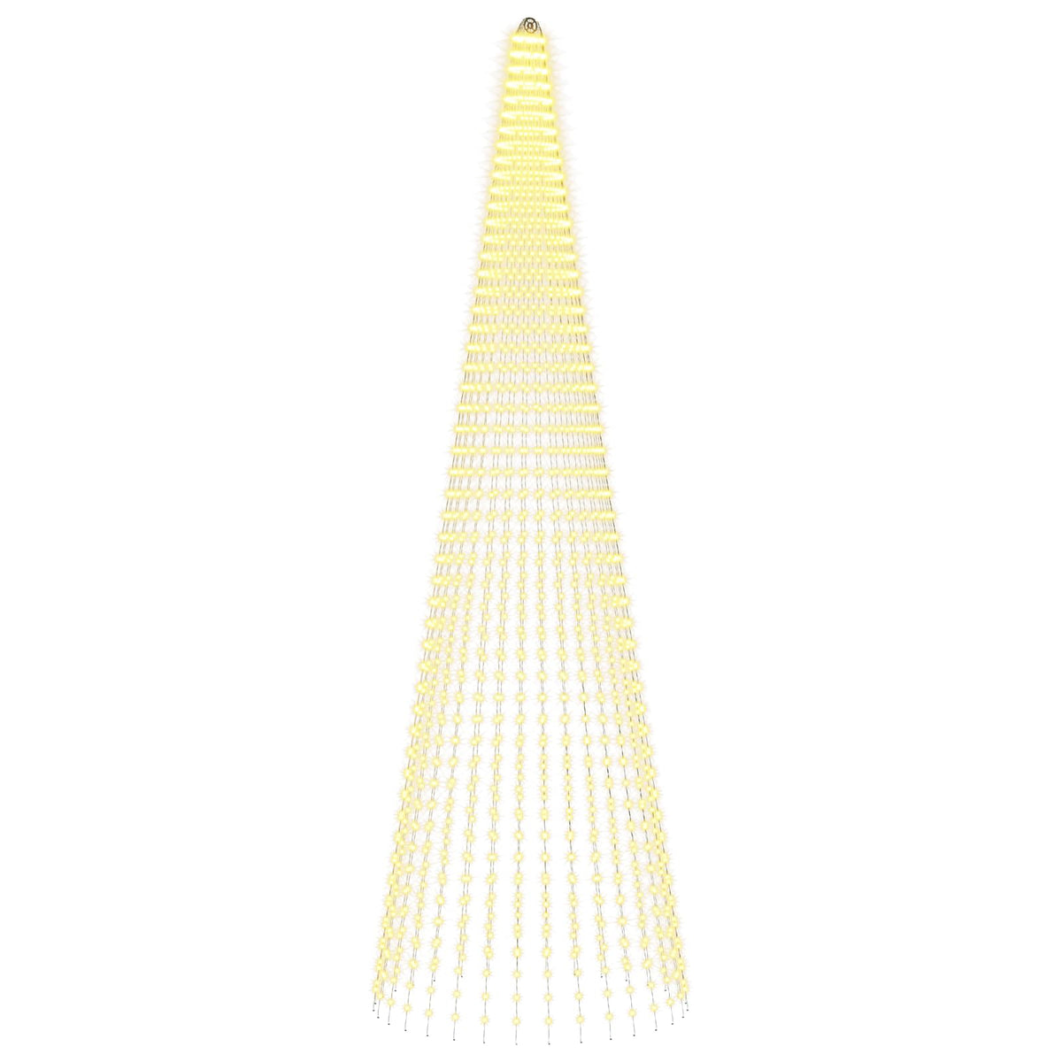 Kerstboomverlichting met 32 leds 1632 LED's Warmwit