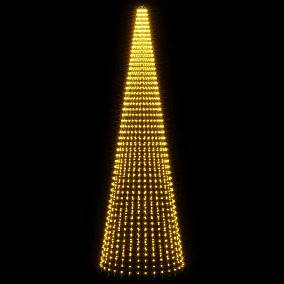 Kerstboomverlichting met 32 leds 1632 LED's Warmwit