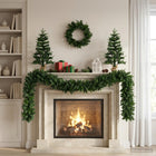 Mini kerstboom set 60 cm groen PVC PE