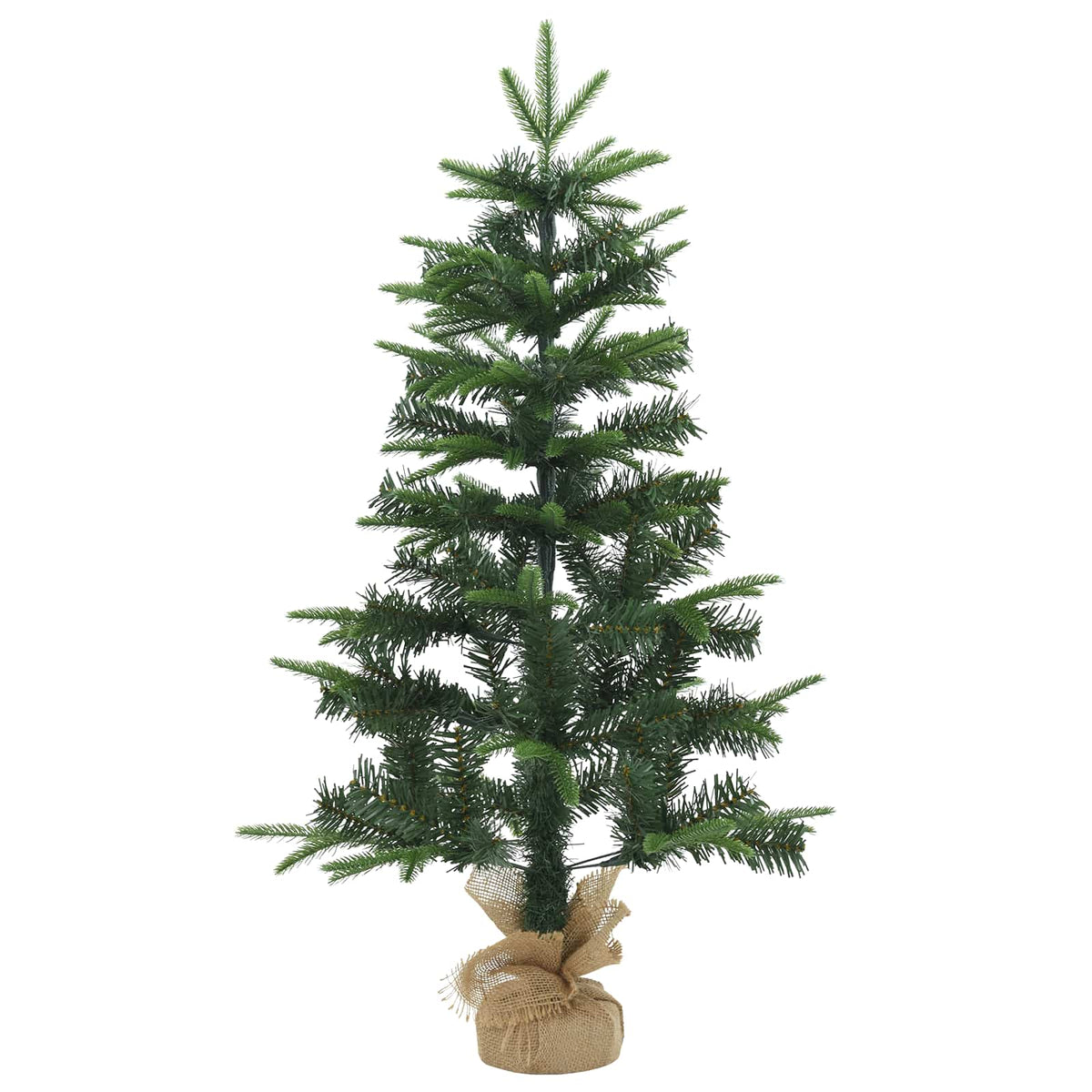 Mini-kerstbomenset 45 cm PVC en PE Groen